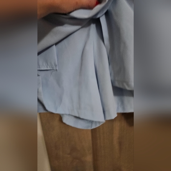 Tobi light blue deep vneck romper. Size smalll - Picture 5 of 11